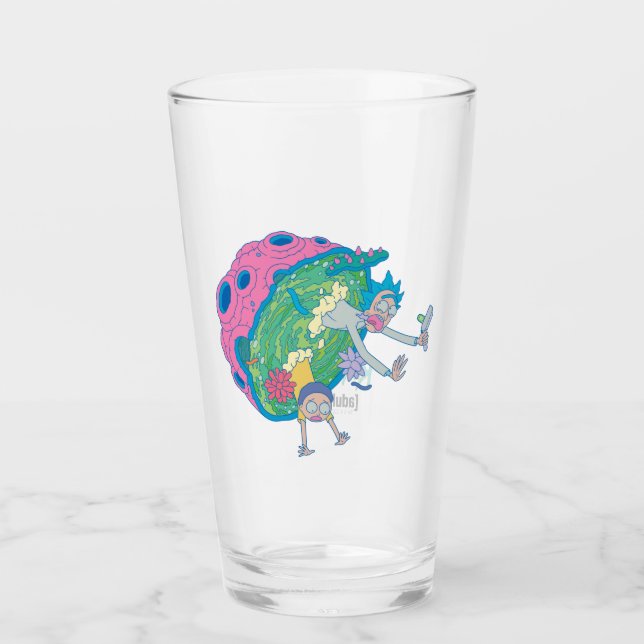RICK AND MORTY™ | Falling From Infected Portal Glass (Front)