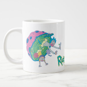 RICK AND MORTY™   Falling From Infected Portal Large Coffee Mug