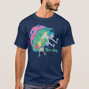 RICK AND MORTY™   Falling From Infected Portal T-Shirt