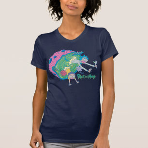 RICK AND MORTY™ Falling From Infected Portal T-Shirt