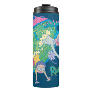RICK AND MORTY™   Falling From Infected Portal Thermal Tumbler