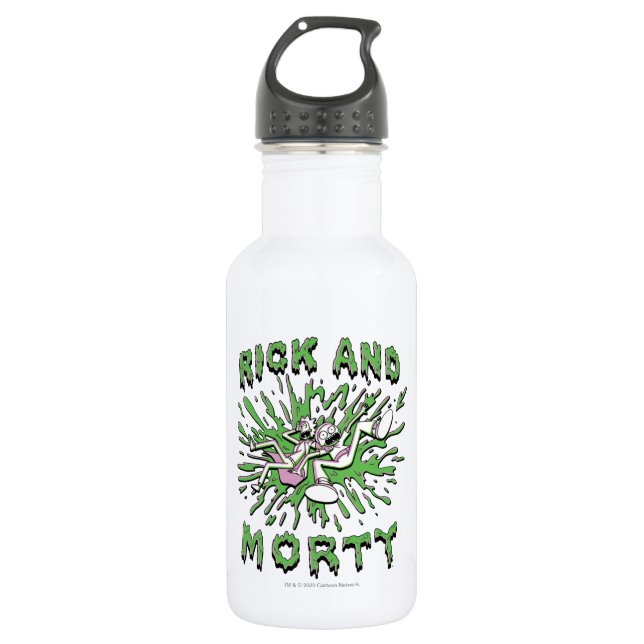 RICK AND MORTY™ | Falling Into Acid Vat 532 Ml Water Bottle (Front)