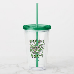 RICK AND MORTY™   Falling Into Acid Vat Acrylic Tumbler