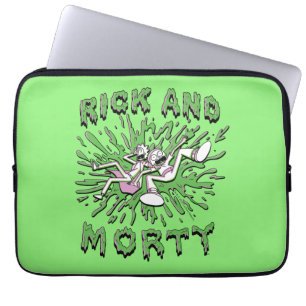 RICK AND MORTY™   Falling Into Acid Vat Laptop Sleeve