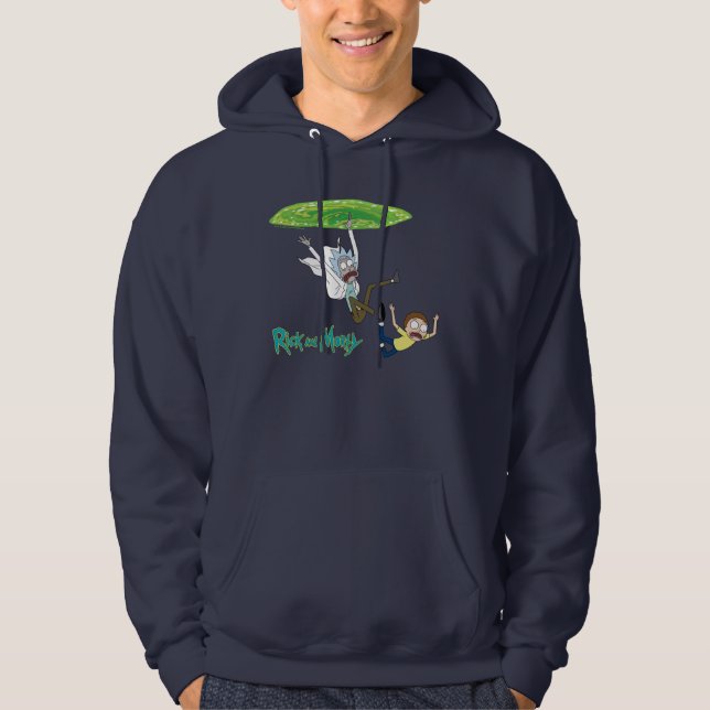 RICK AND MORTY™ | Falling Out Of Portal Hoodie (Front)