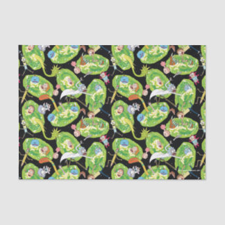 RICK AND MORTY™ | Falling Through Portals Pattern Tissue Paper