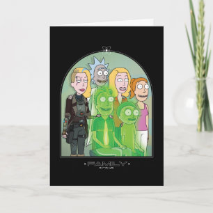 Rick and Morty Family Graphic Card