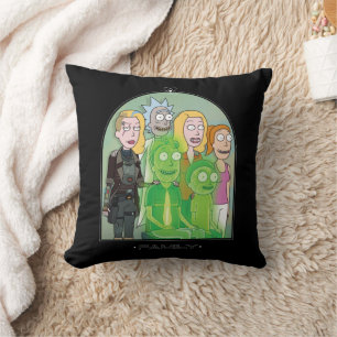 Rick and Morty Family Graphic Cushion