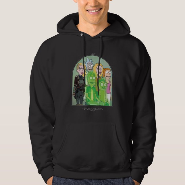 Rick and Morty Family Graphic Hoodie (Front)