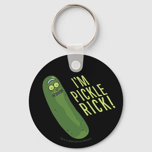 RICK AND MORTY™ | Flip The Pickle Key Ring (Front)