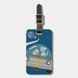 RICK AND MORTY™   Flying Off In Space Ship Luggage Tag