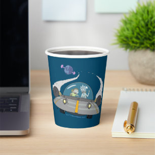 RICK AND MORTY™ Flying Off In Space Ship Paper Cups