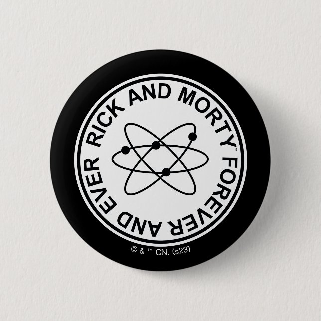 Rick and Morty Forever and Ever Atomic Badge (Front)