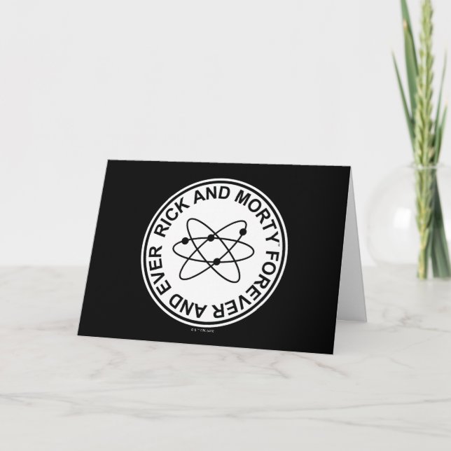 Rick and Morty Forever and Ever Atomic Badge Card (Front)