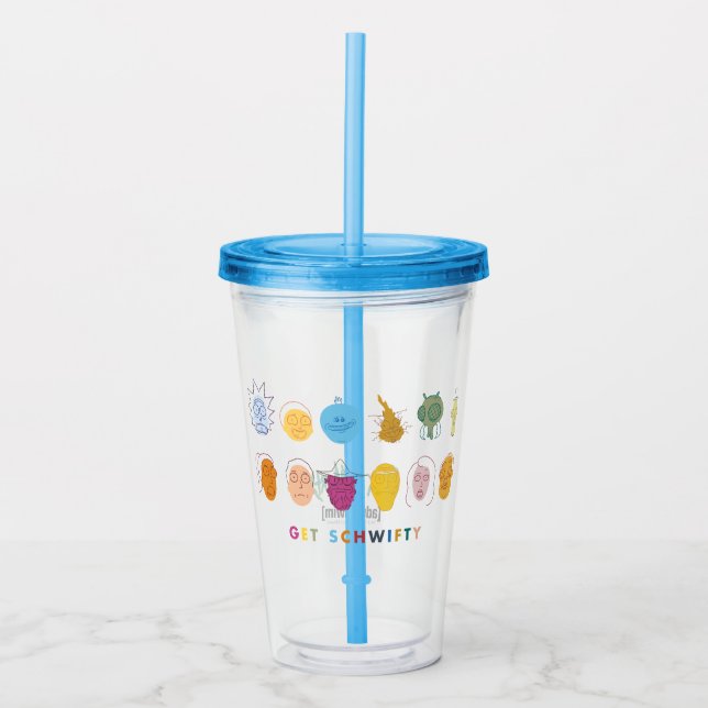 RICK AND MORTY™ | Get Schwifty Acrylic Tumbler (Front)