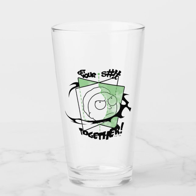 RICK AND MORTY™ | Get Your S#!t Together! Glass (Front)