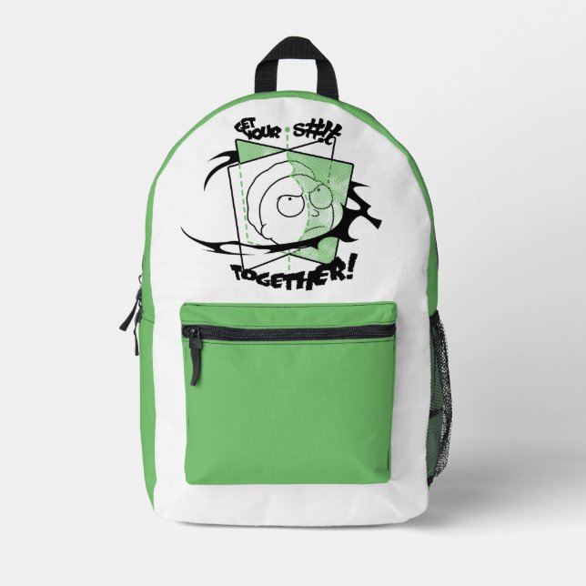 RICK AND MORTY™ | Get Your S#!t Together! Printed Backpack (Front)