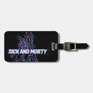 RICK AND MORTY™ Glitched Rick And Morty Luggage Tag