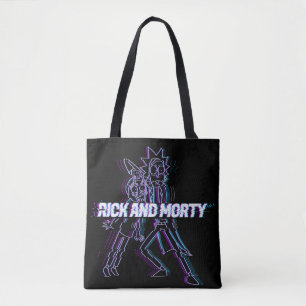 RICK AND MORTY™ Glitched Rick And Morty Tote Bag