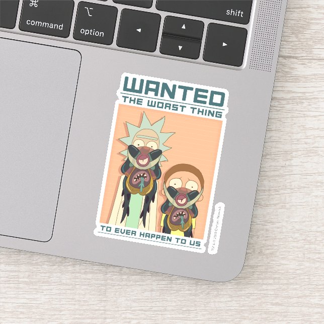 RICK AND MORTY™ | Glorzo Wanted Poster (Detail)