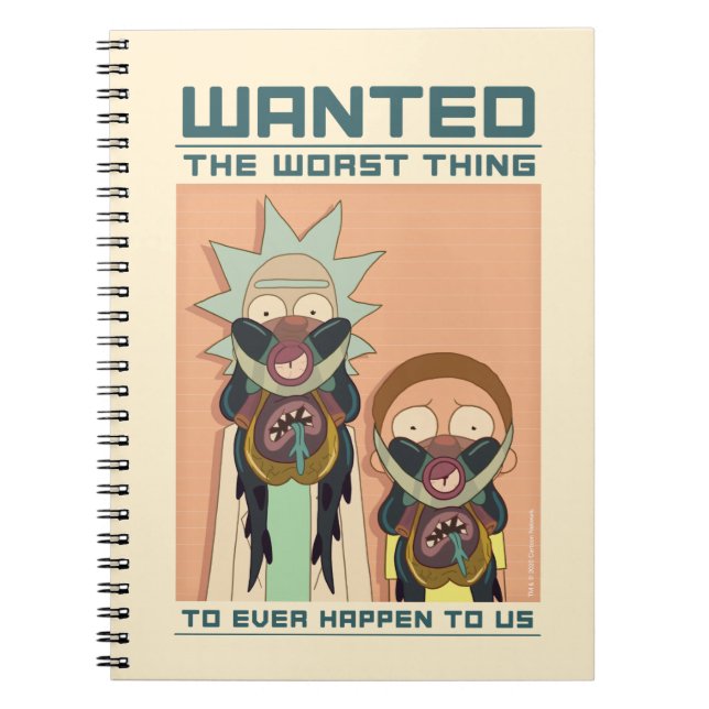 RICK AND MORTY™ | Glorzo Wanted Poster Notebook (Front)