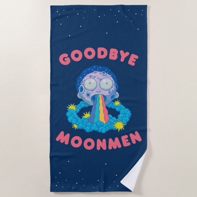 RICK AND MORTY™ | Goodbye Moonmen Beach Towel (Front)