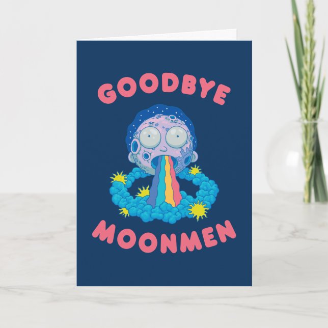 RICK AND MORTY™ | Goodbye Moonmen Card (Front)