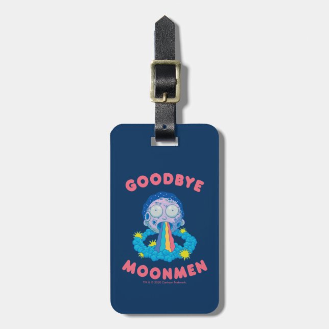 RICK AND MORTY™ | Goodbye Moonmen Luggage Tag (Front Vertical)