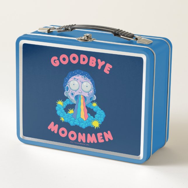 RICK AND MORTY™ | Goodbye Moonmen Metal Lunch Box (Front)