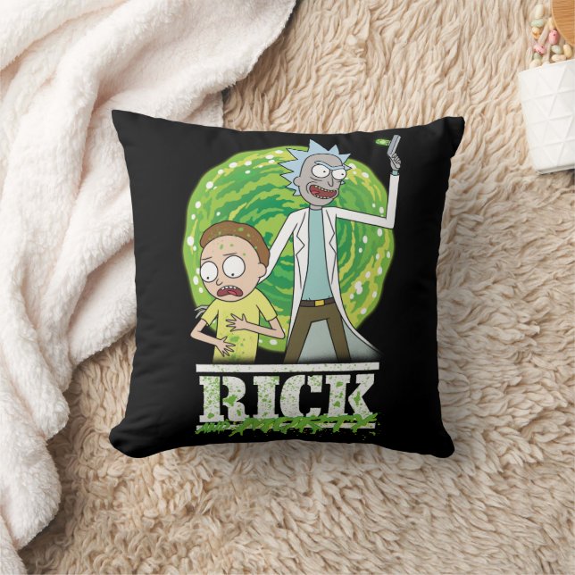 RICK AND MORTY™ | Green Splash Cushion (Blanket)