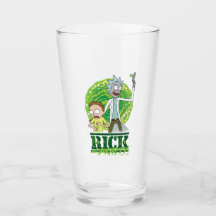 RICK AND MORTY™   Green Splash Glass