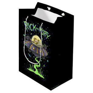 RICK AND MORTY™ Illustrated Space Flight Graph Medium Gift Bag