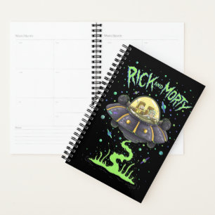 RICK AND MORTY™   Illustrated Space Flight Graphic Planner