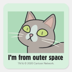 RICK AND MORTY™   I'm From Outer Space Square Sticker
