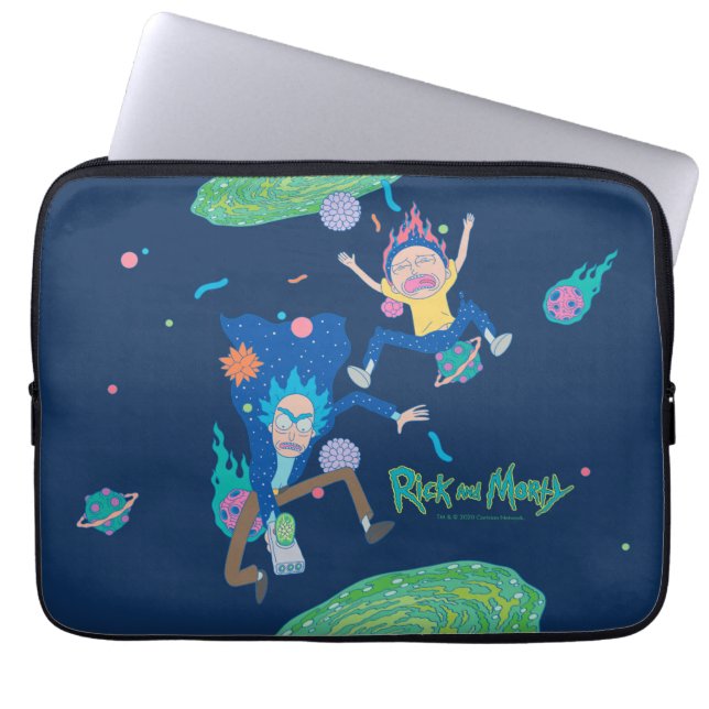 RICK AND MORTY™ | Infected Portal Jump Laptop Sleeve (Front)