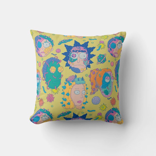 RICK AND MORTY™ | Infected Smith Family Pattern Cushion (Front)