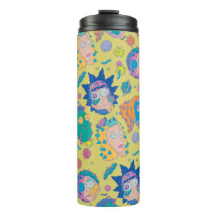 RICK AND MORTY™   Infected Smith Family Pattern Thermal Tumbler