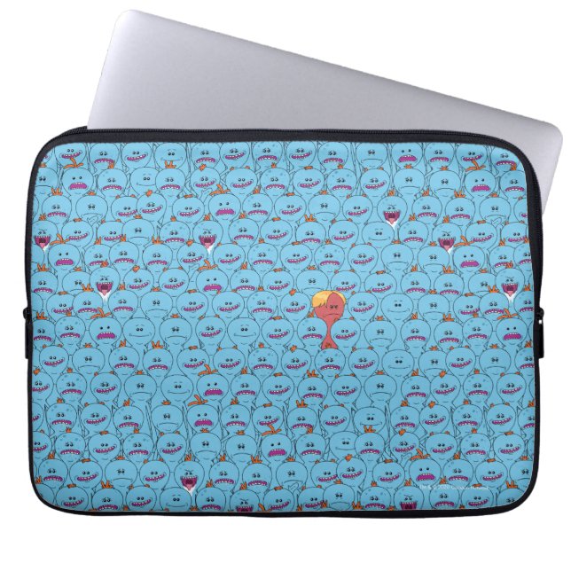 RICK AND MORTY™ | Kirkland Mr. Meeseeks Laptop Sleeve (Front)