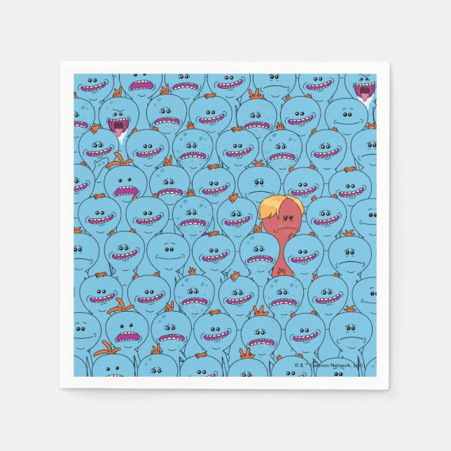 RICK AND MORTY™ | Kirkland Mr. Meeseeks Napkin (Front)