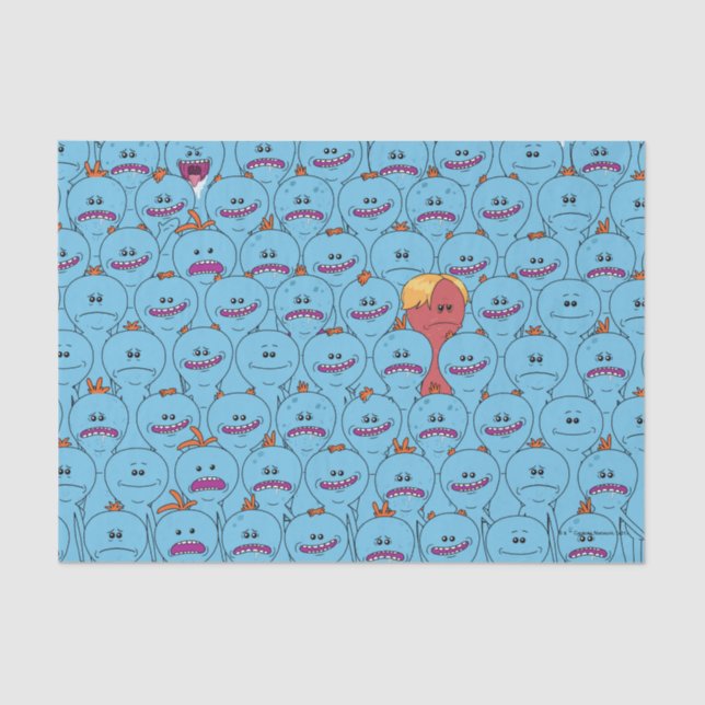 RICK AND MORTY™ | Kirkland Mr. Meeseeks Tissue Paper (Front)