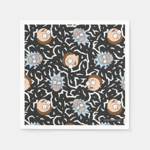 Rick and Morty Lightning Pattern Napkin