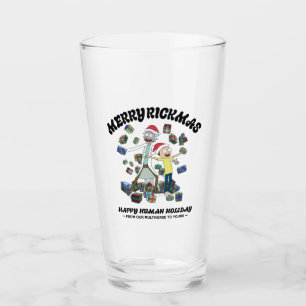 Rick and Morty   Merry Rickmas Presents Glass
