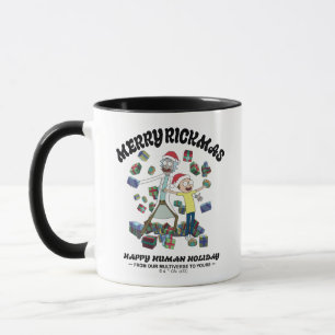 Rick and Morty   Merry Rickmas Presents Mug