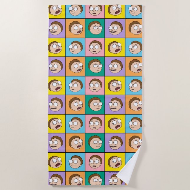RICK AND MORTY™ | Morty's Moods Beach Towel (Front)