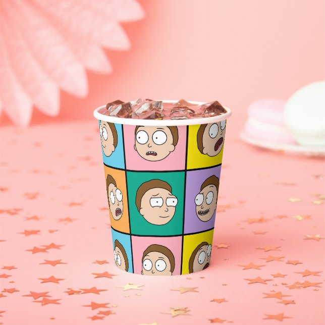RICK AND MORTY™ | Morty's Moods Paper Cups (Insitu)