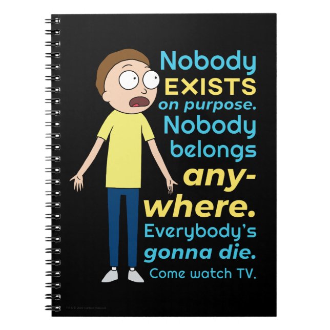 RICK AND MORTY™ | Nobody Exists On Purpose Notebook (Front)