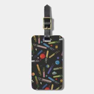 RICK AND MORTY™   Outer Space Comet Pattern Luggage Tag