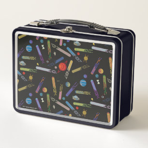 RICK AND MORTY™   Outer Space Comet Pattern Metal Lunch Box