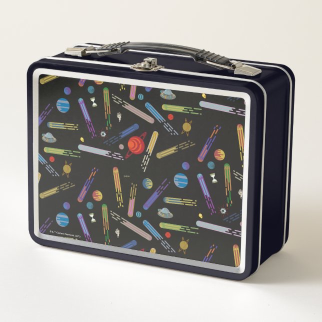 RICK AND MORTY™ | Outer Space Comet Pattern Metal Lunch Box (Front)