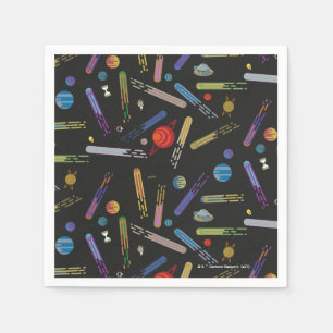 RICK AND MORTY™ Outer Space Comet Pattern Napkin